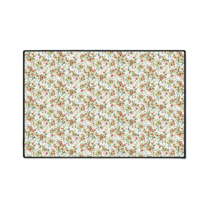Elegant Vintage Floral Area Rug - Premium Design with Non-Slip Backing