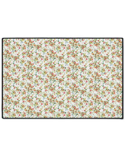 Elegant Vintage Floral Area Rug - Premium Design with Non-Slip Backing