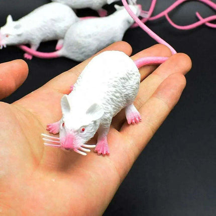 Realistic Small Rat Prank Toy for Halloween Haunts