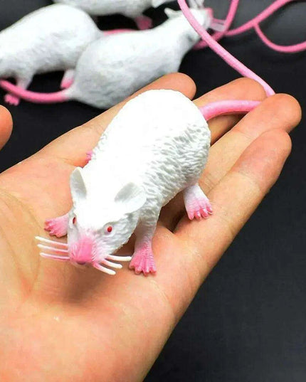 Realistic Small Rat Prank Toy for Halloween Haunts