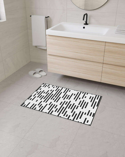 Chic Custom Monochrome Area Rug for Modern Elegance