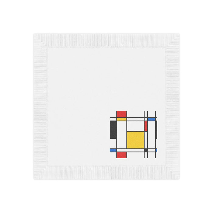 Elegant Embossed White Napkins for Upscale Events