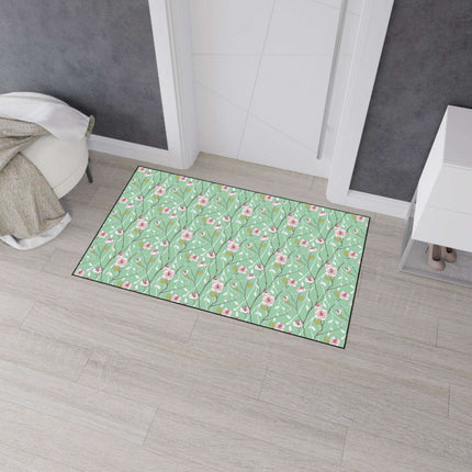 Luxury Blue Blossom Floor Mat: A Touch of Elegance for Your Home