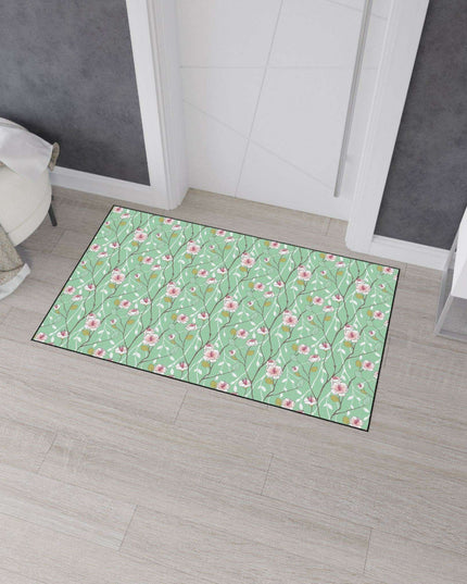Luxury Blue Blossom Floor Mat: A Touch of Elegance for Your Home