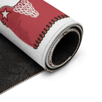 Cozy Elegance: Customizable Winter Wonderland Luxury Rug Collection