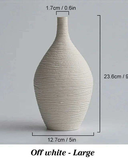 Ceramic Vase Set: Nordic Elegance for Timeless Home Decor and Gifting