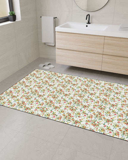 Elegant Vintage Floral Area Rug - Premium Design with Non-Slip Backing