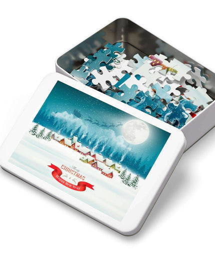 Holiday Joy Puzzle Collection - Perfect Family Activity for Christmas Fun