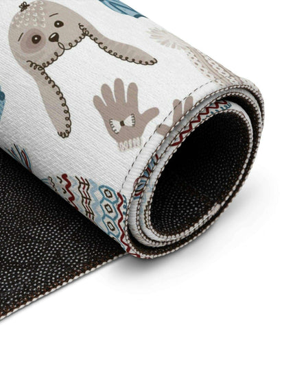 Cozy Elegance: Customizable Winter Wonderland Luxury Rug Collection