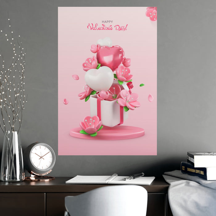 Elegant Pink Wedding Wall Art - Timeless Home Decor Statement
