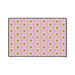 Pink Daisies Customized Entry Mat with Anti-Skid Base by Maison d'Elite