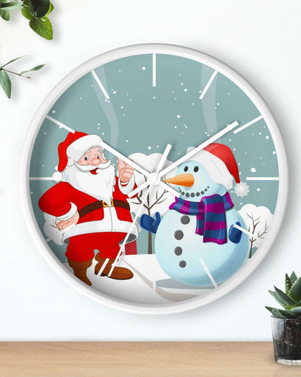 Luxury Festive Wooden Wall Clock for Upscale Interiors