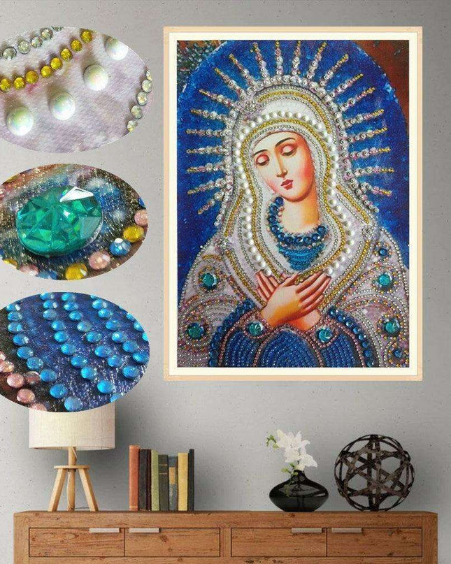 Crystal Diamond Painting Kit with Diverse Shapes for Artistic Brilliance
