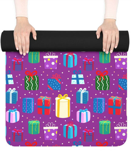 Customized Festive Yoga Mat for Enhanced Comfort and Stability