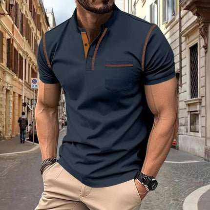 Peekaboo Studio Men's Quick Dry Polo Shirt - Breathable Cotton Blend