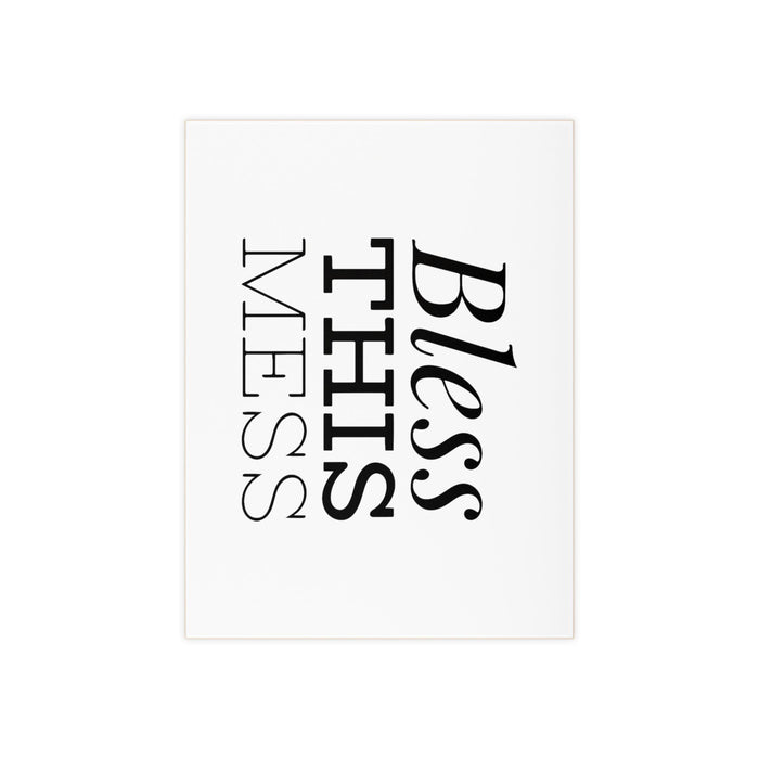 Bless this mess Custom 3D Ceramic Kitchen Wall Art Tile - Personalized Masterpiece for Home Decor