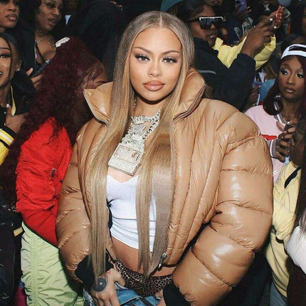 Luxe Cropped Black Puffer Jacket - Y2K Inspired Streetwear Essential