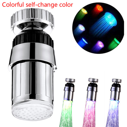 LED Faucet Light With Three Color Temperature Control And Color Changing