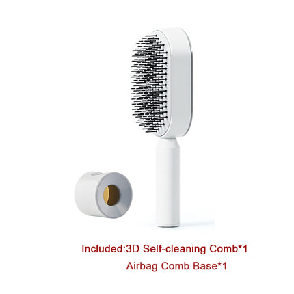 Self Cleaning Hair Brush For Women One-key Cleaning Hair Loss Airbag M