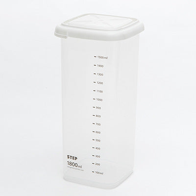 Peekaboo Studio Square Transparent Cans – Sealed Storage for Cereal &
