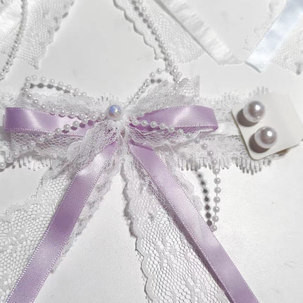 Peekaboo Studio Bow-Shaped Handmade Keyboard Ribbon - Unique Design, D