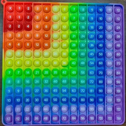 Math Pop Sensory Silicone Toy Set for Interactive Learning