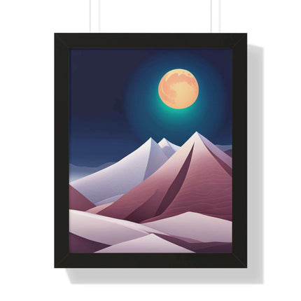 Celestial Harmony Framed Night Sky Artwork - Sustainable Chic for Your Living Space