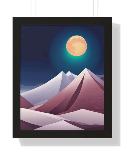 Celestial Harmony Framed Night Sky Artwork - Sustainable Chic for Your Living Space