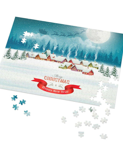 Holiday Joy Puzzle Collection - Perfect Family Activity for Christmas Fun