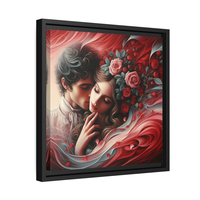Whispering - Valentine Matte Canvas Picture Frame