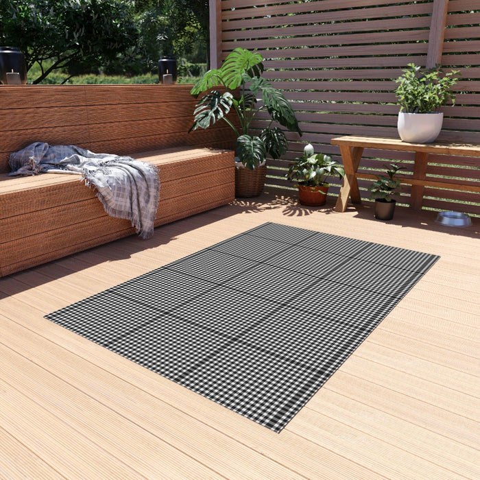 Chic Outdoor Chenille Rug for Elevated Outdoor Spaces