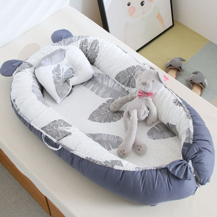 Peekaboo Studio Cotton Crib Bed - Soft & Breathable for Ultimate Comfo