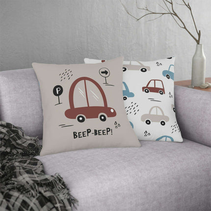 Vibrant Waterproof Floral Cushions for Outdoor and Indoor Living - Stylish Polyester Patio Pillows