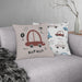 Vibrant Waterproof Floral Cushions for Outdoor and Indoor Living - Stylish Polyester Patio Pillows