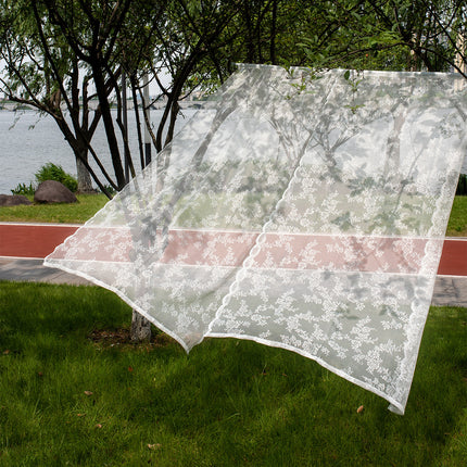 Peekaboo Studio Vintage Lace Half Shade Curtain - Elegant Design & Lig