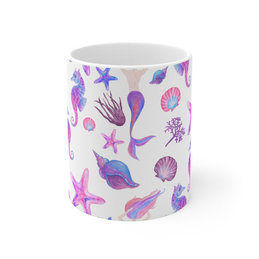 Undersea Elegance Ceramic Coffee Cup