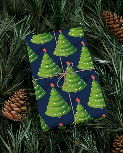 Sophisticated 3D Holiday Gift Wrap Set Crafted in the USA