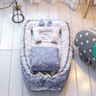 Baby Elephant Blue / 90x55x15cm