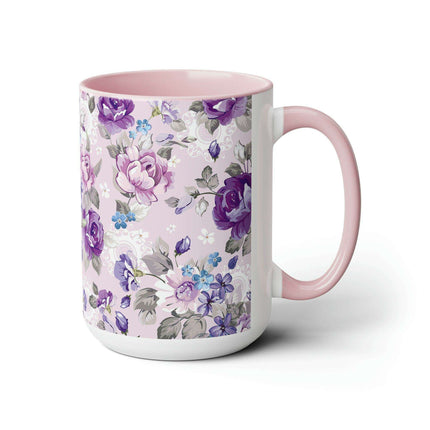 Elegant Duo: Maison Two-Tone Ceramic Coffee Cups