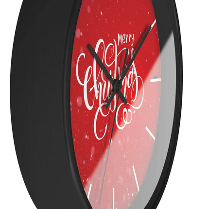 Elegant Holiday Clock with Exquisite Wooden Design by Maison d'Elite