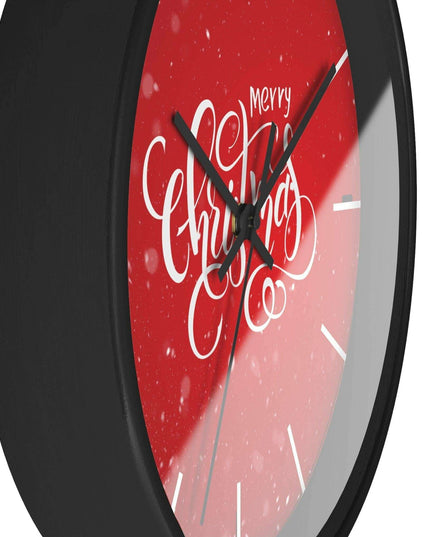 Elegant Holiday Clock with Exquisite Wooden Design by Maison d'Elite