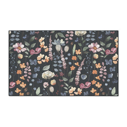 Timeless Elegance Floral Area Rug with Superior Grip - Refined Charm