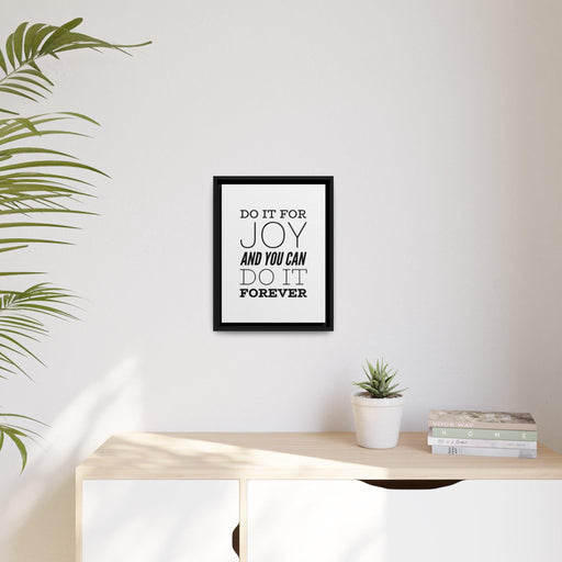 Stylish Customizable Matte Canvas Art with Contemporary Black Pinewood Frame