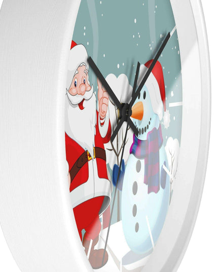 Luxury Festive Wooden Wall Clock for Upscale Interiors