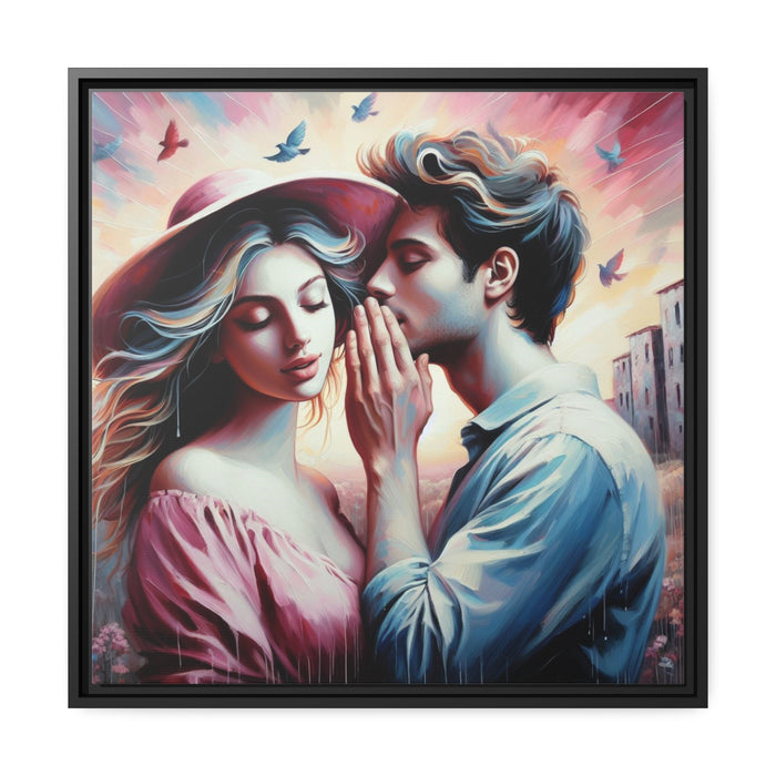 Love Couple - Valentine Matte Canvas Wall Art