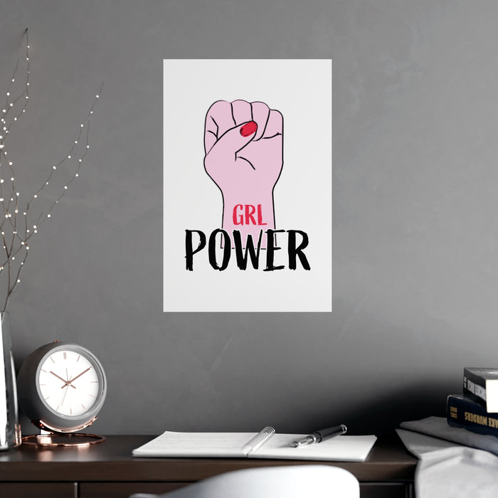 Elevate Your Space with Empowerment Matte Posters - Embrace Girl Power Art Pieces