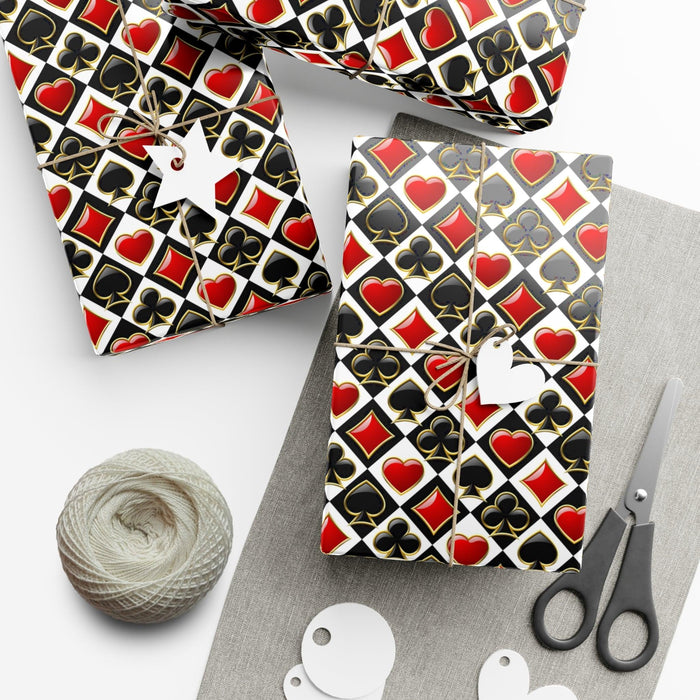 Elegant Personalized Chess Cells Gift Wrap - Artisan Crafted in the USA