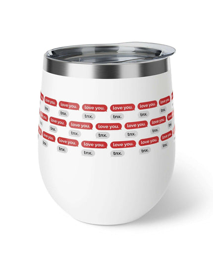 Cupid's Delight 12oz Insulated Stainless Steel Tumbler - Perfect Temperature Control