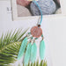 Scandinavian Feather Charm: Elegant Car and Home Accessory