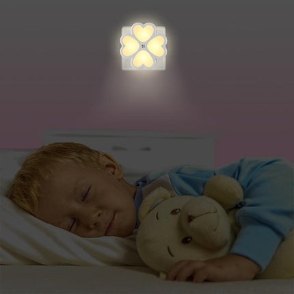 Plug In Night Light With Inductive Sensor Automatic Night Lighting Warm Light